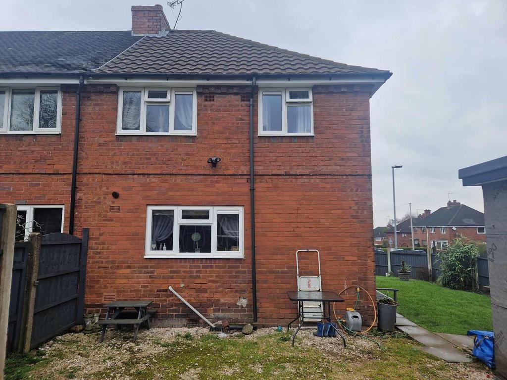 Rear of property