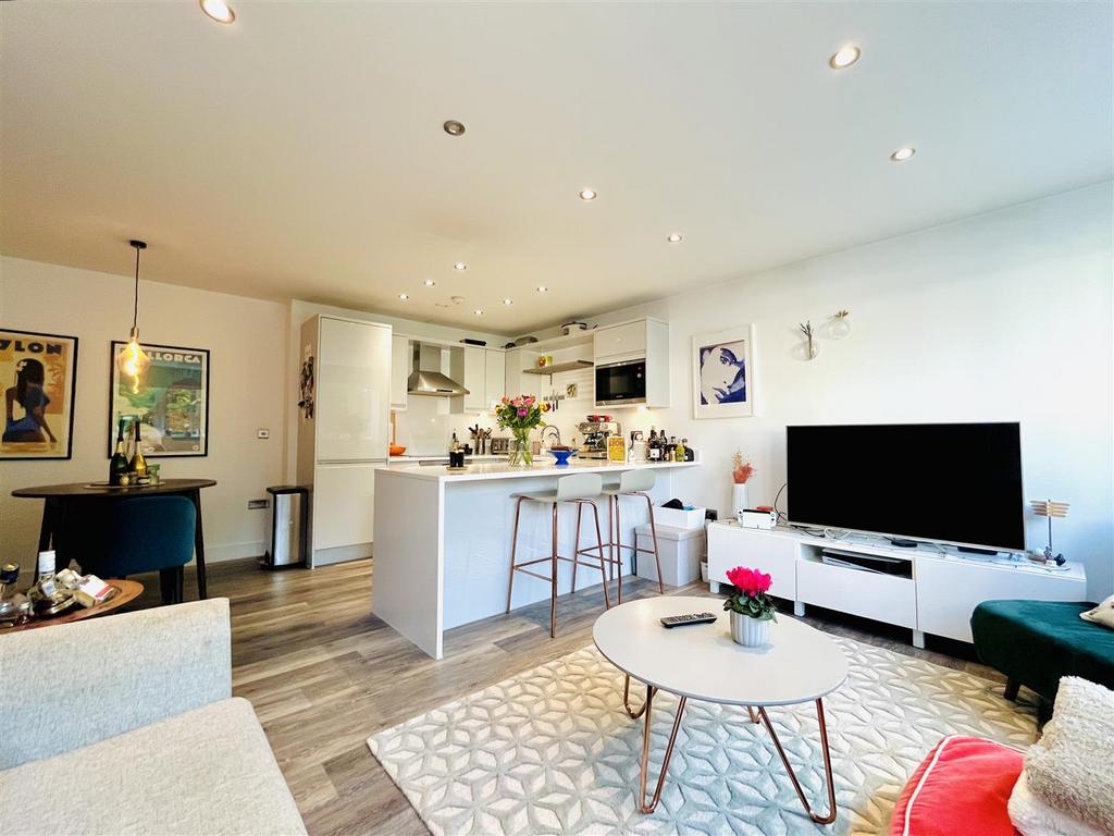 Living Room and Dining Kitchen