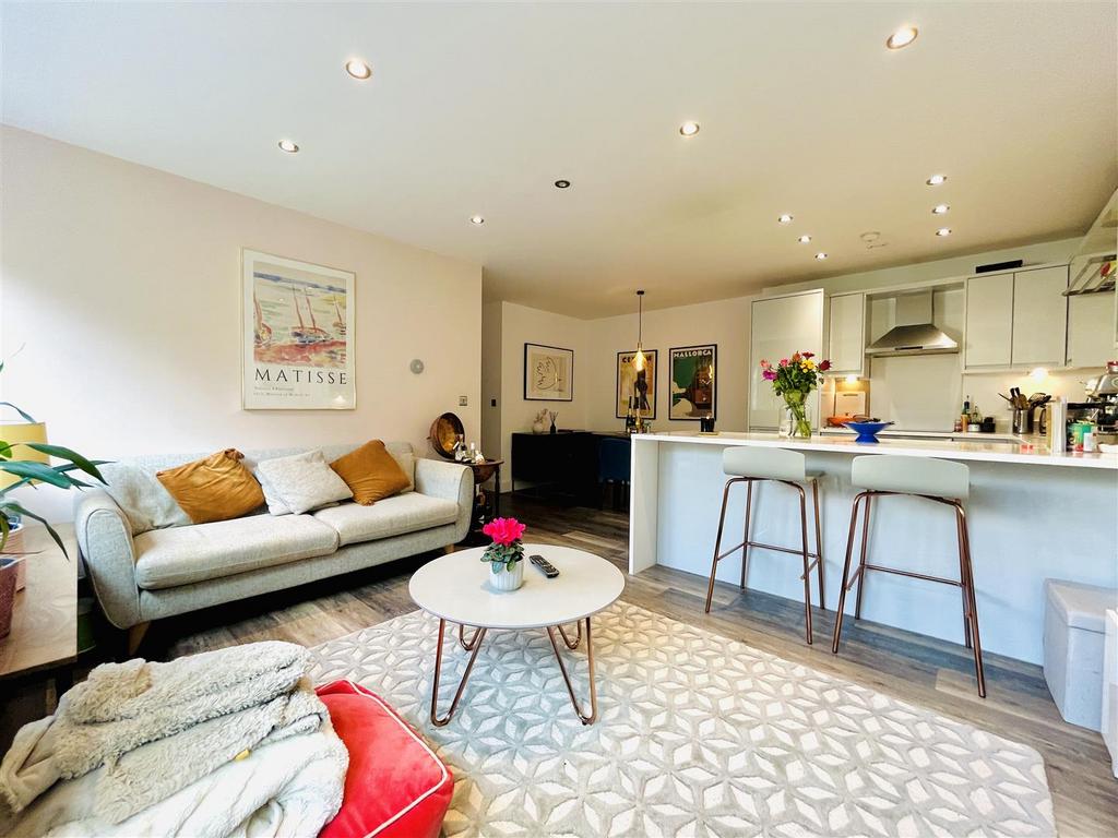 Living Room and Dining Kitchen