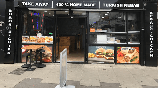 A well set up kebab shop