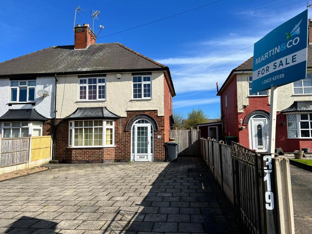 Mansfield Road, Skegby, Nottinghamshire 3 bed semidetached house for