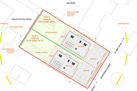 Land for sale, Two House Sites, Richmond Avenue, Rhynie, Huntly, Aberdeenshire, AB54