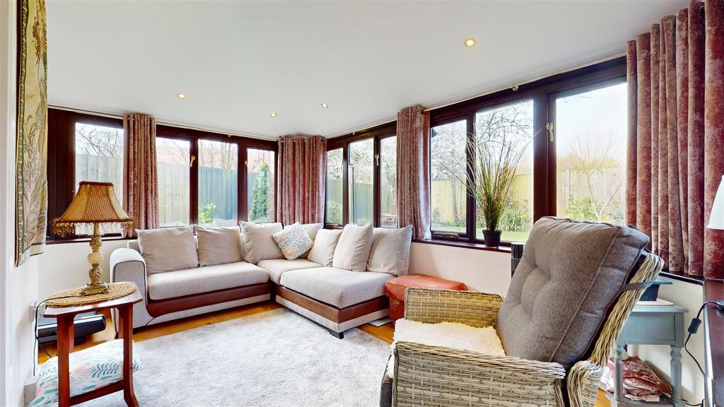 Tiled roof glazed conservatory