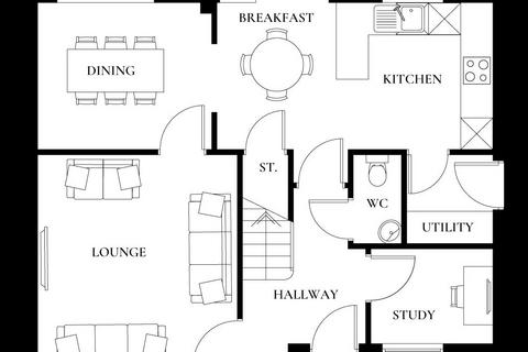 4 bedroom house for sale, Priory Fields, St Clears, Carmarthen