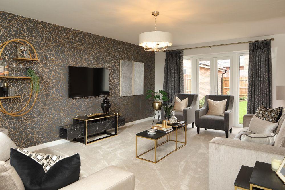 Homes castle donington The Roydon living room