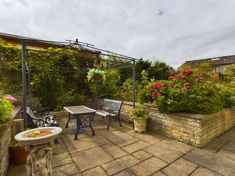 Patio seating area