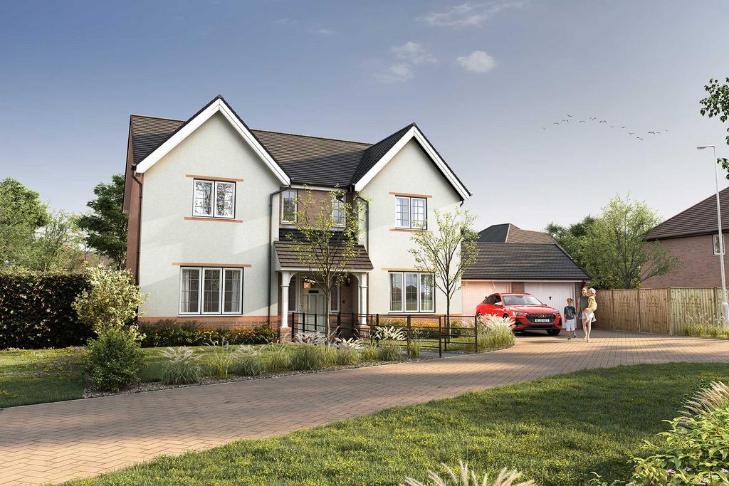 Plot 84 at Bloor Homes at Elmswell... 4 bed detached house for sale £