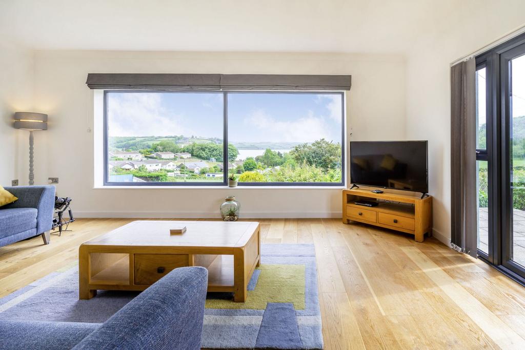 Living room with views