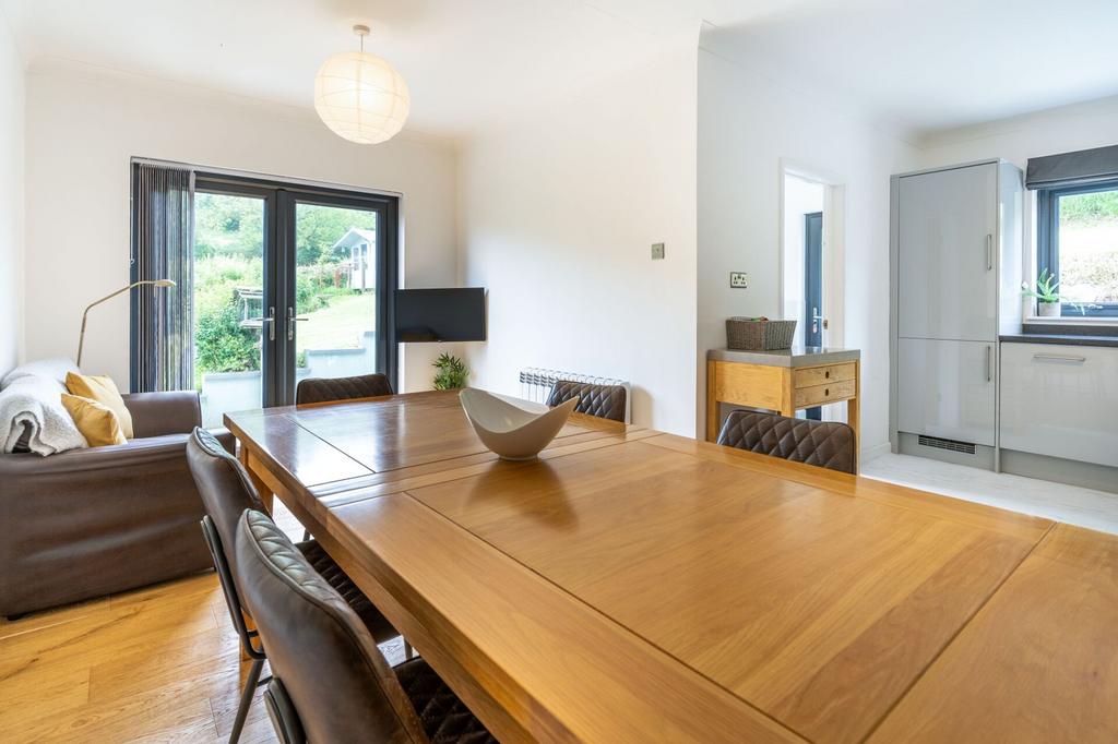 Dining area and kitchen