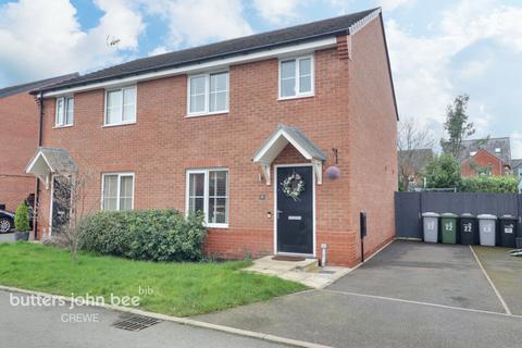 3 bedroom semi-detached house for sale, Wilding Drive, Crewe