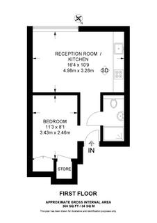 1 bedroom flat for sale, Flat 14, Vellum Court, 2 Hillyfield, London, E17 6EQ