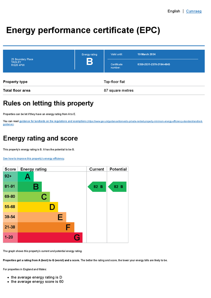 EPC Certificate