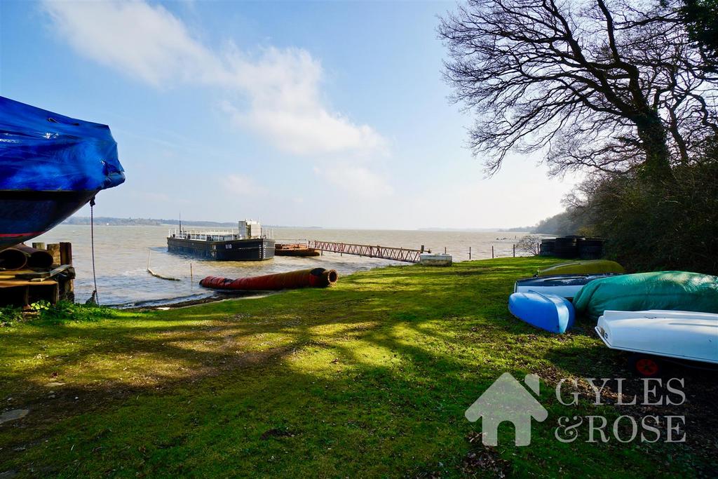 Boat launch area