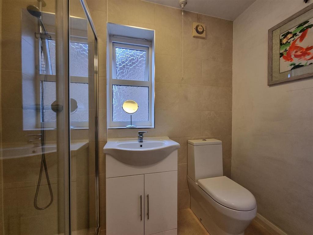 Refitted shower room