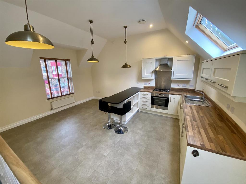 Open Plan Living Area and Kitchen