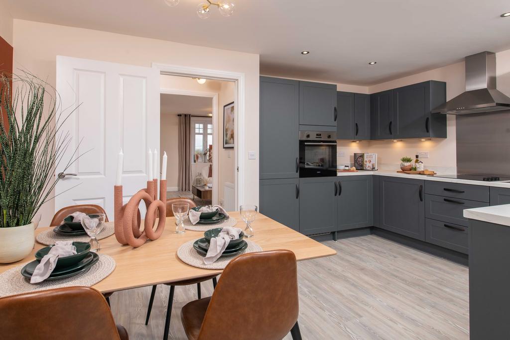 The kitchen in the three bedroom Kennett