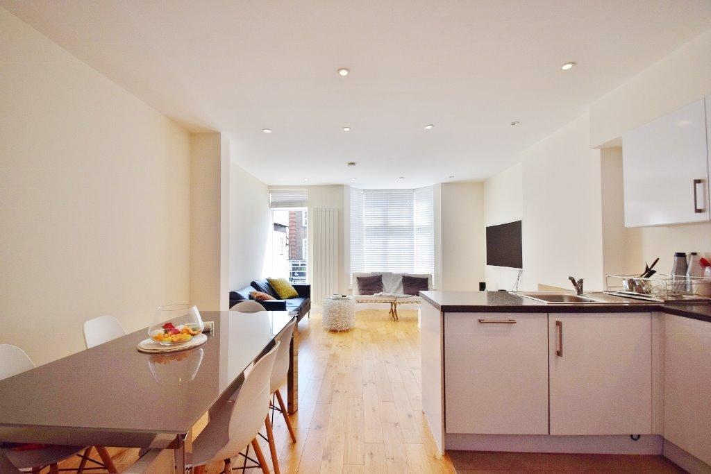 Open-plan living area