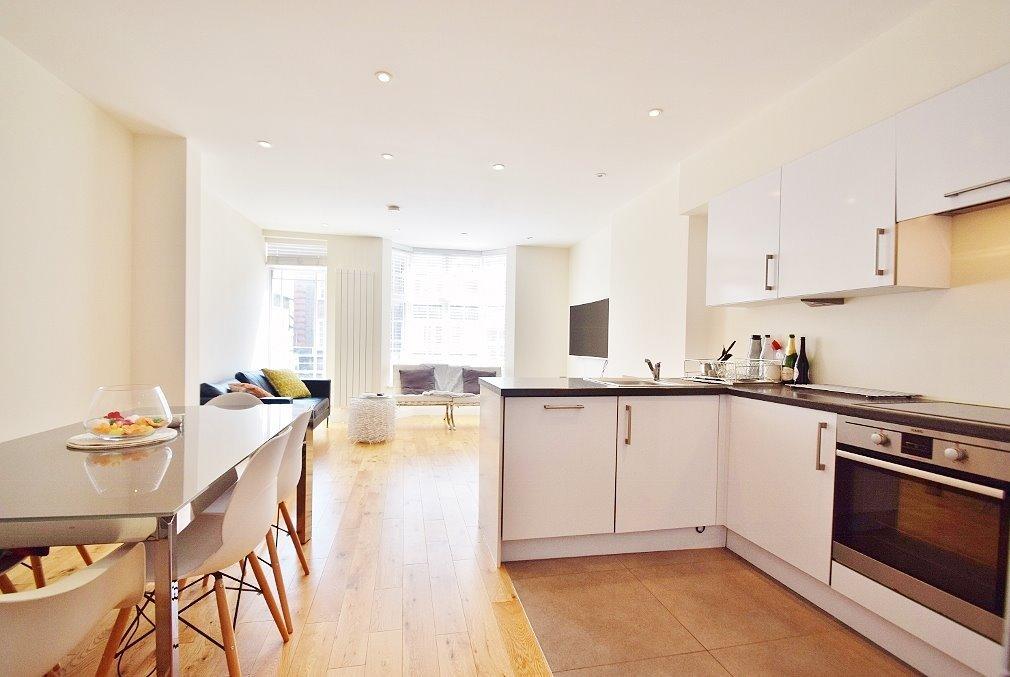 Open-plan living area, open plan living