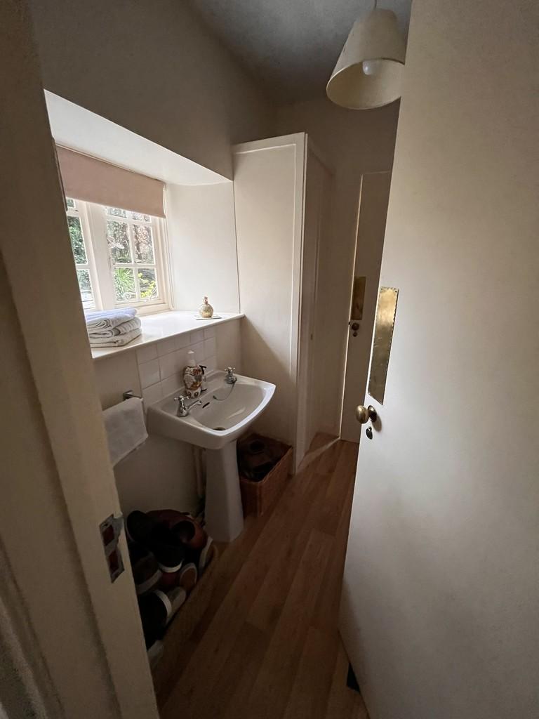 Cloakroom from hall