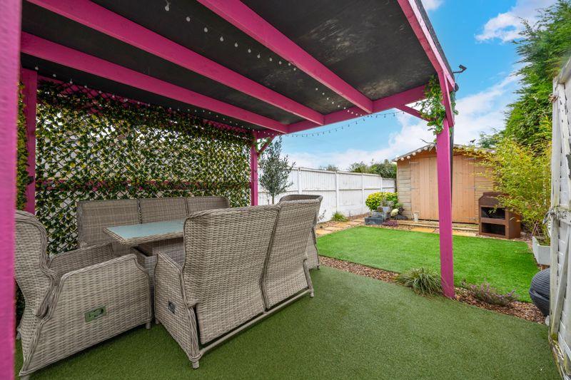 Pergola seating area