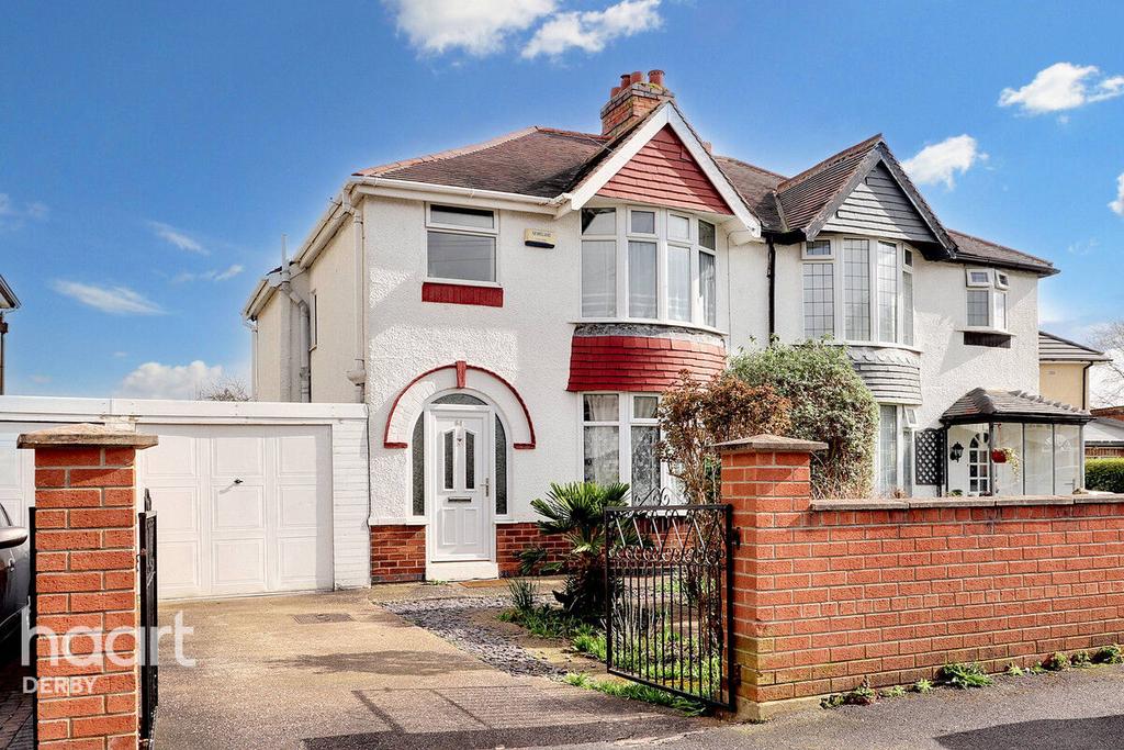 Grasmere Crescent, Derby 3 bed semidetached house for sale £200,000