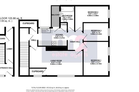 3 bedroom flat for sale, Yeo Close, Newport NP20