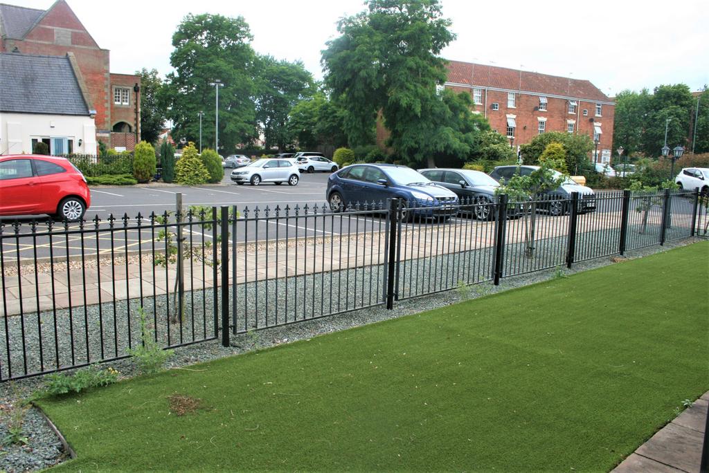 Parking courtyard two allocated spaces