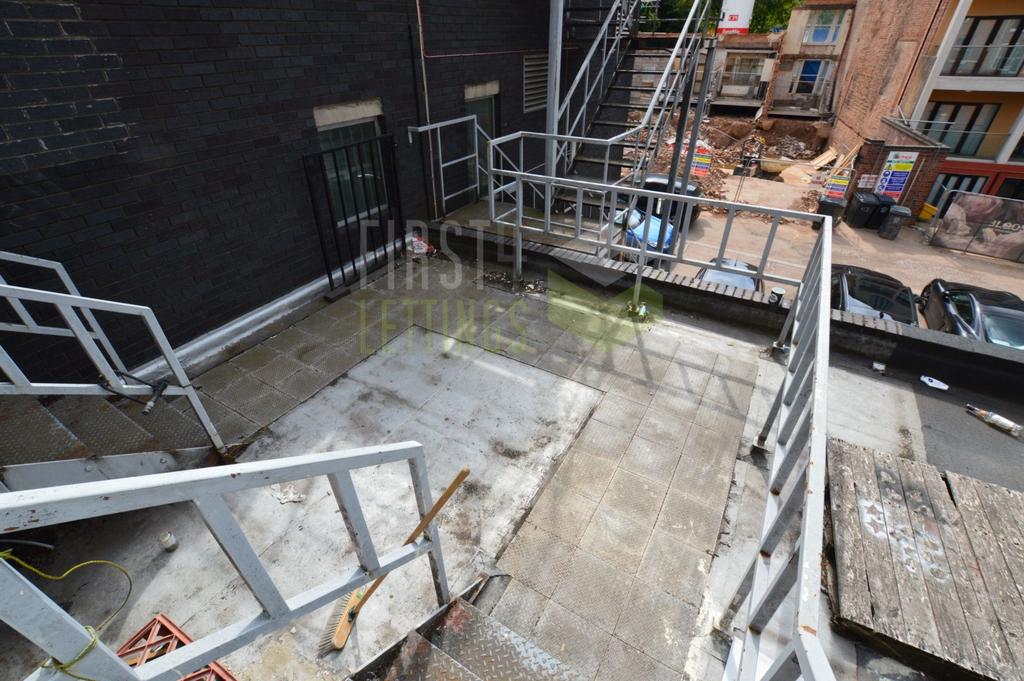 Rear entrance