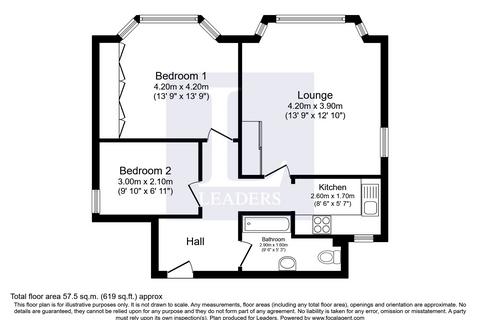 2 bedroom apartment to rent - Meyrick Park Crescent, Bournemouth