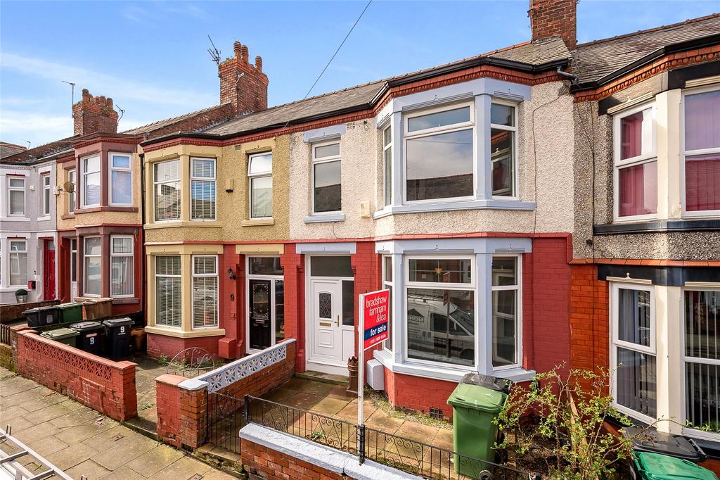 Primrose Road, Claughton, Wirral, CH41 3 bed terraced house £175,000