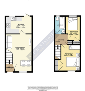 2 bedroom terraced house for sale, Thyme Close, Newport Pagnell