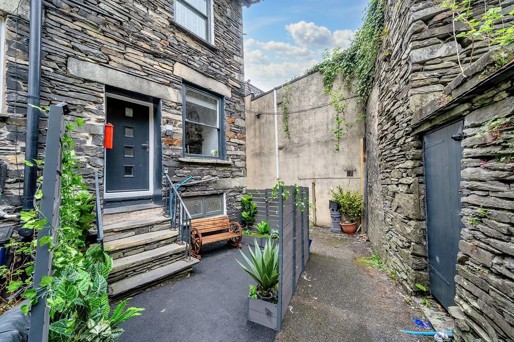Rear of property