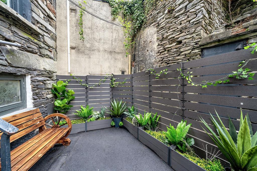 Rear of property
