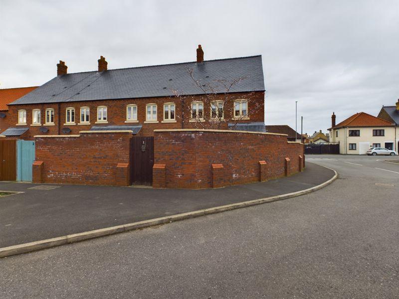 Entrance to rear