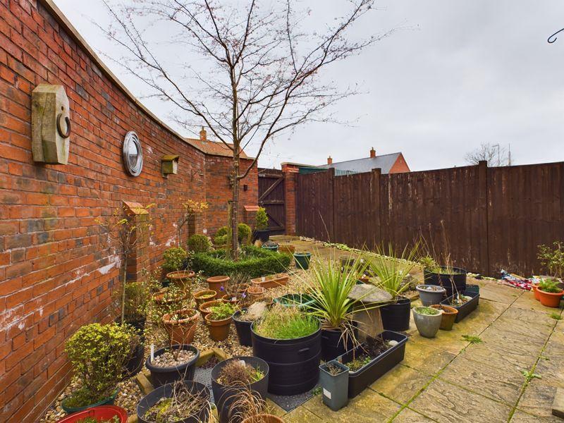 Rear courtyard...