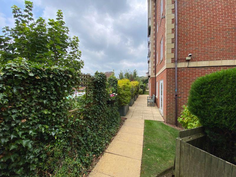 Communal garden area