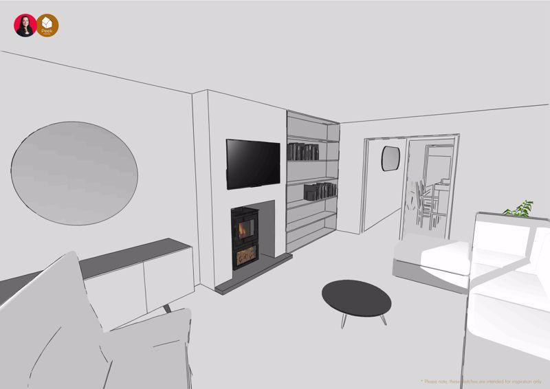 3 D Model Livingroom