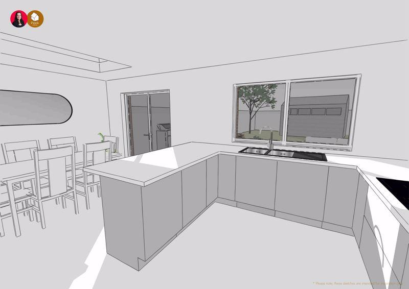 3 D Model Kitchen...