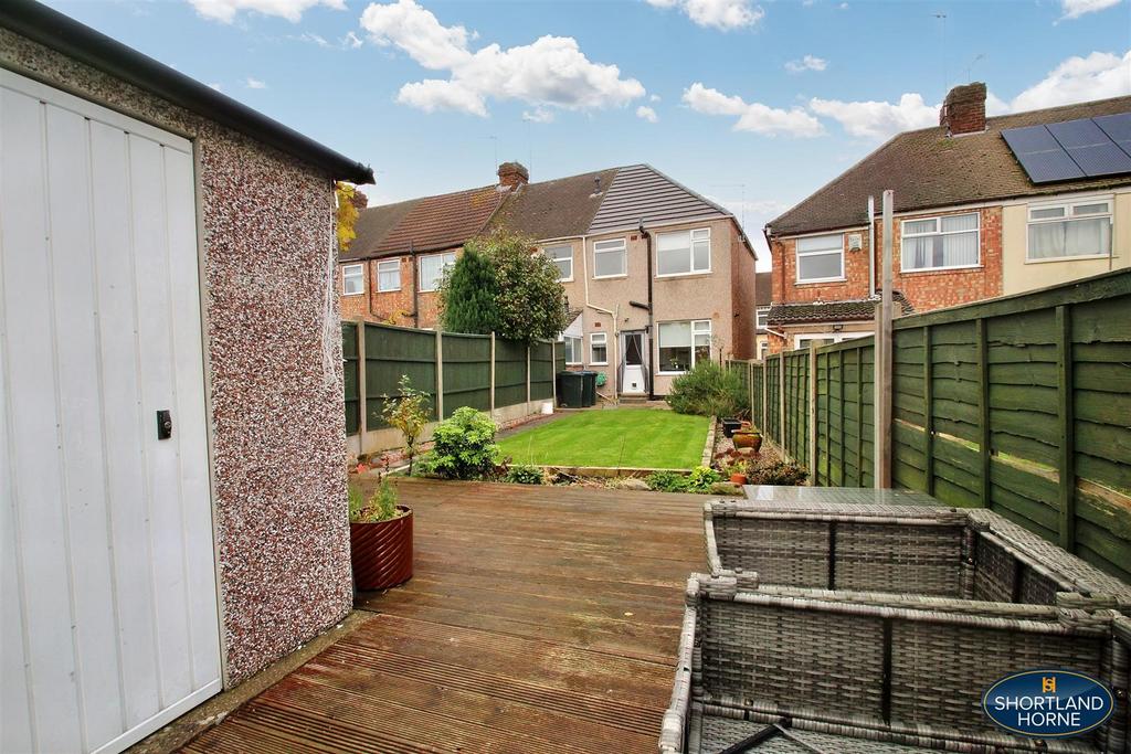 Rear garden/garage
