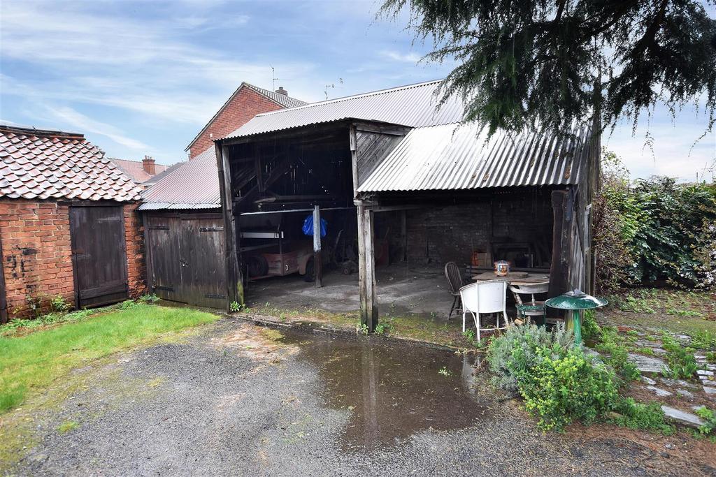 Three bay shed