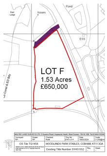 Plot for sale - Woodlands Lane, Stoke d'Abernon, Cobham, Surrey, KT11
