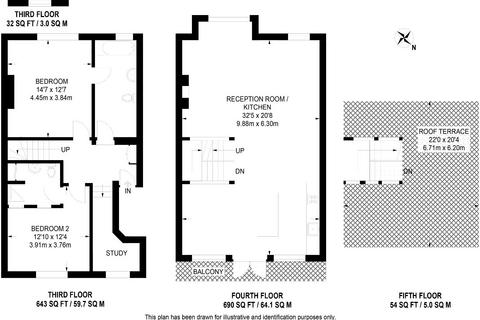 2 bedroom flat for sale, Flat C, 18 Newman Street, London, W1T 1PE