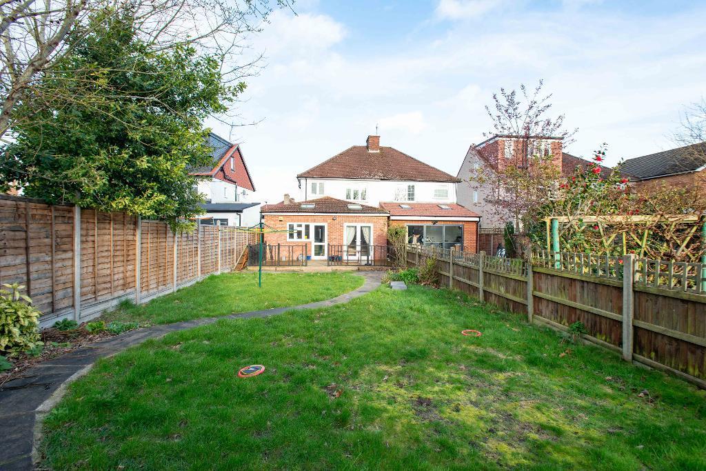 Rear of property