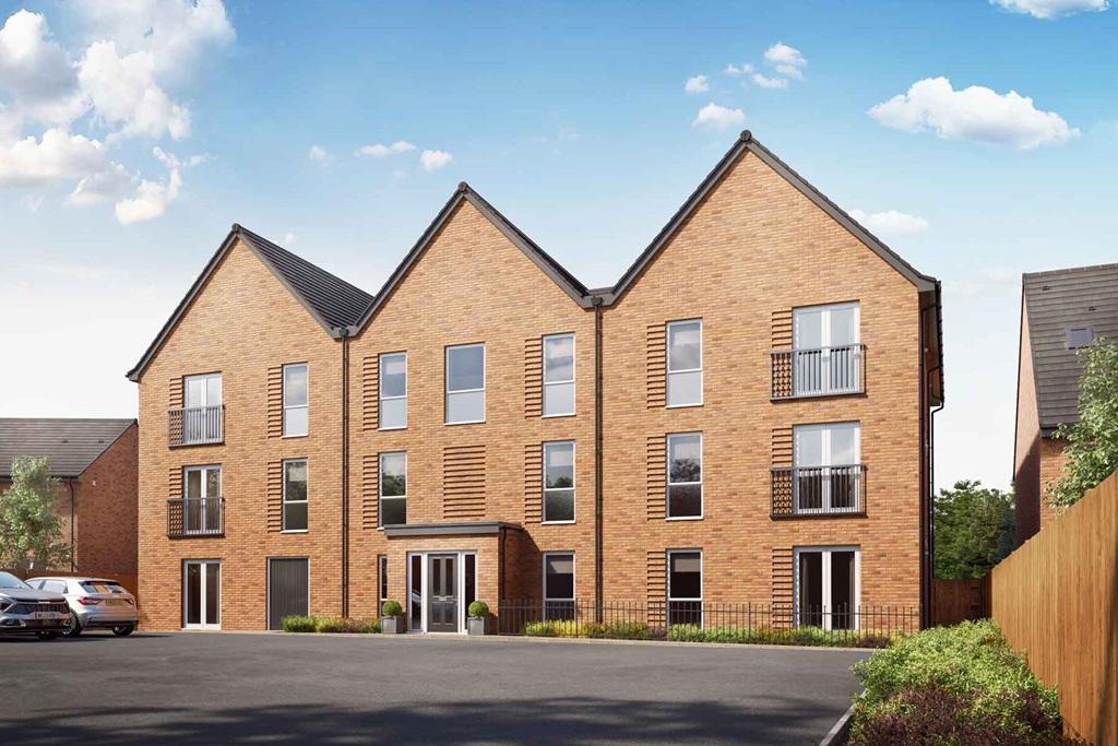 Artist&#39;s impression of Pear Tree apartments