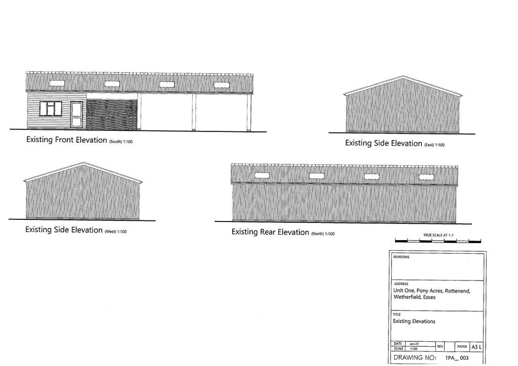 Existing Elevations