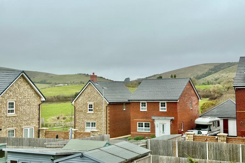 Views of the Purbeck Hills from the First Floor