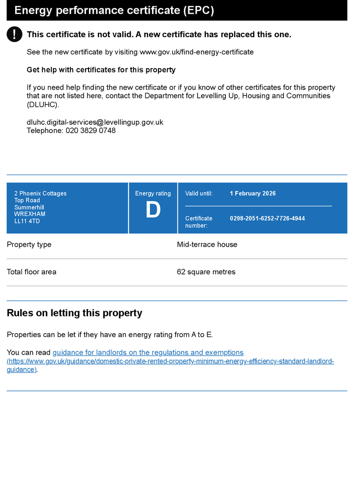 EPC Certificate