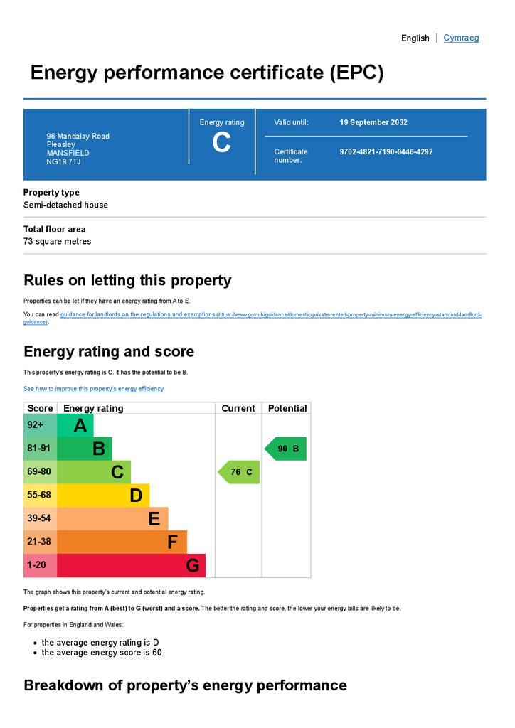 EPC Certificate