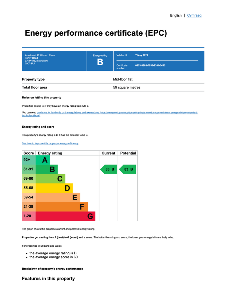 EPC Certificate