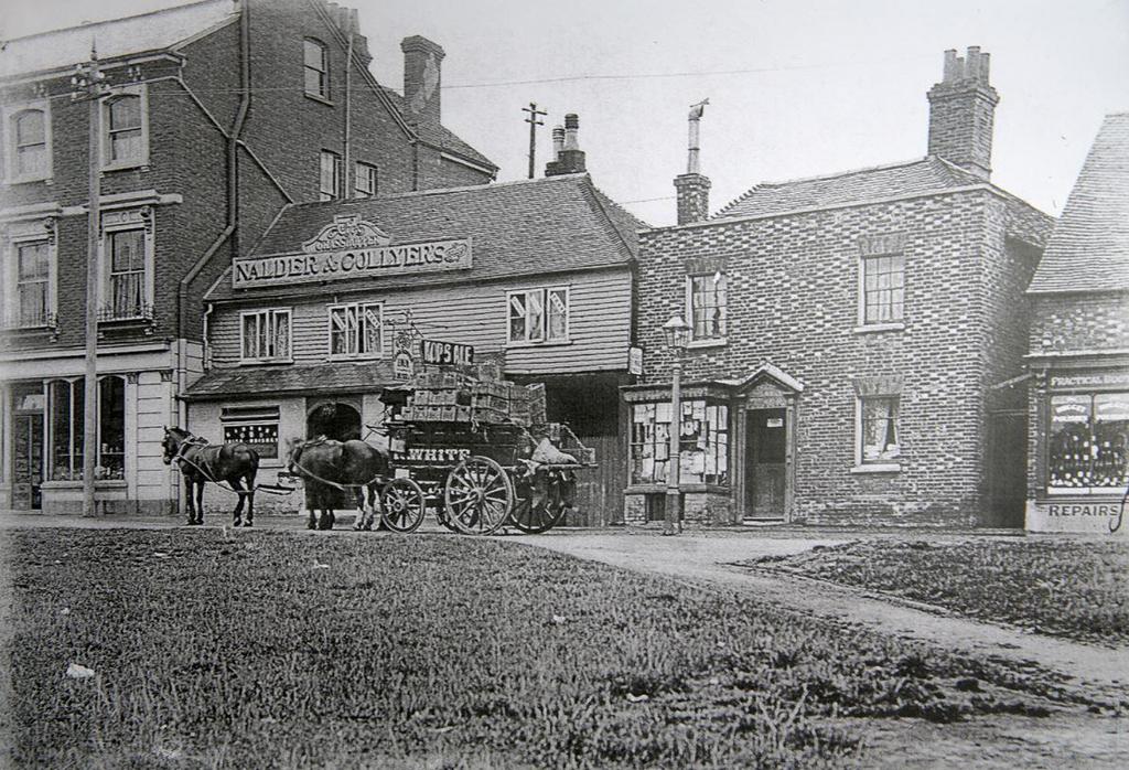 The Green with The Grasshopper Inn &amp; surrounding s